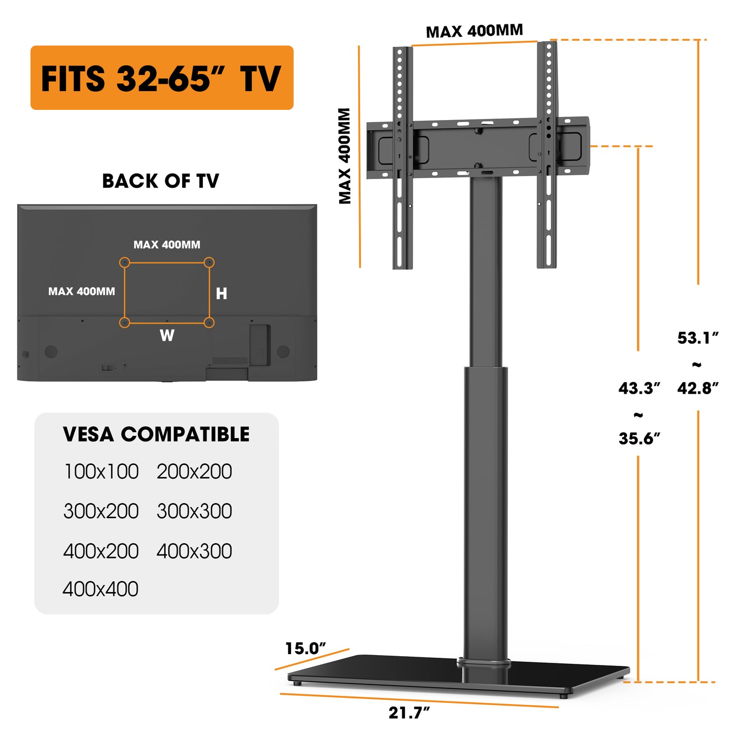 CA FT65 Floor TV Stand