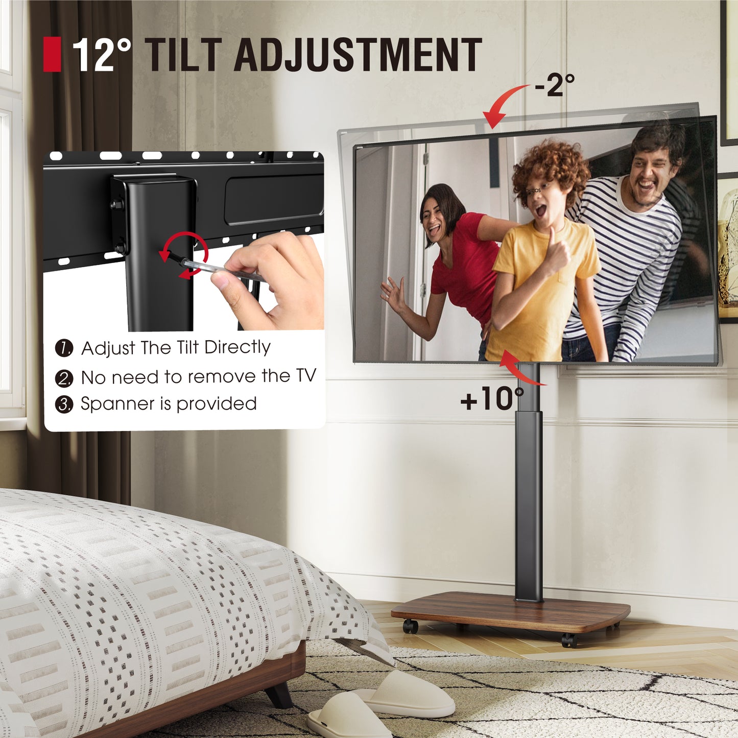 CE FT75 Mobile TV Stand