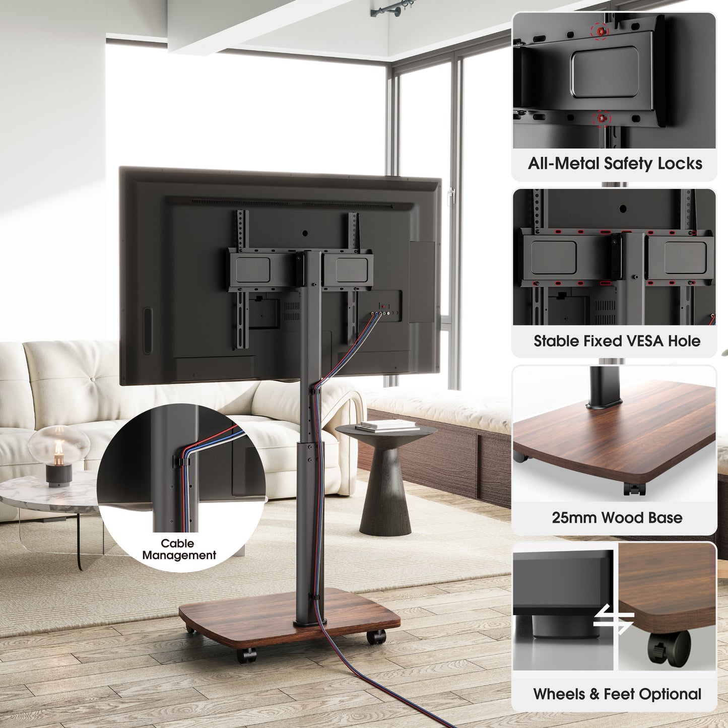 CE FT65 Mobile TV Stand