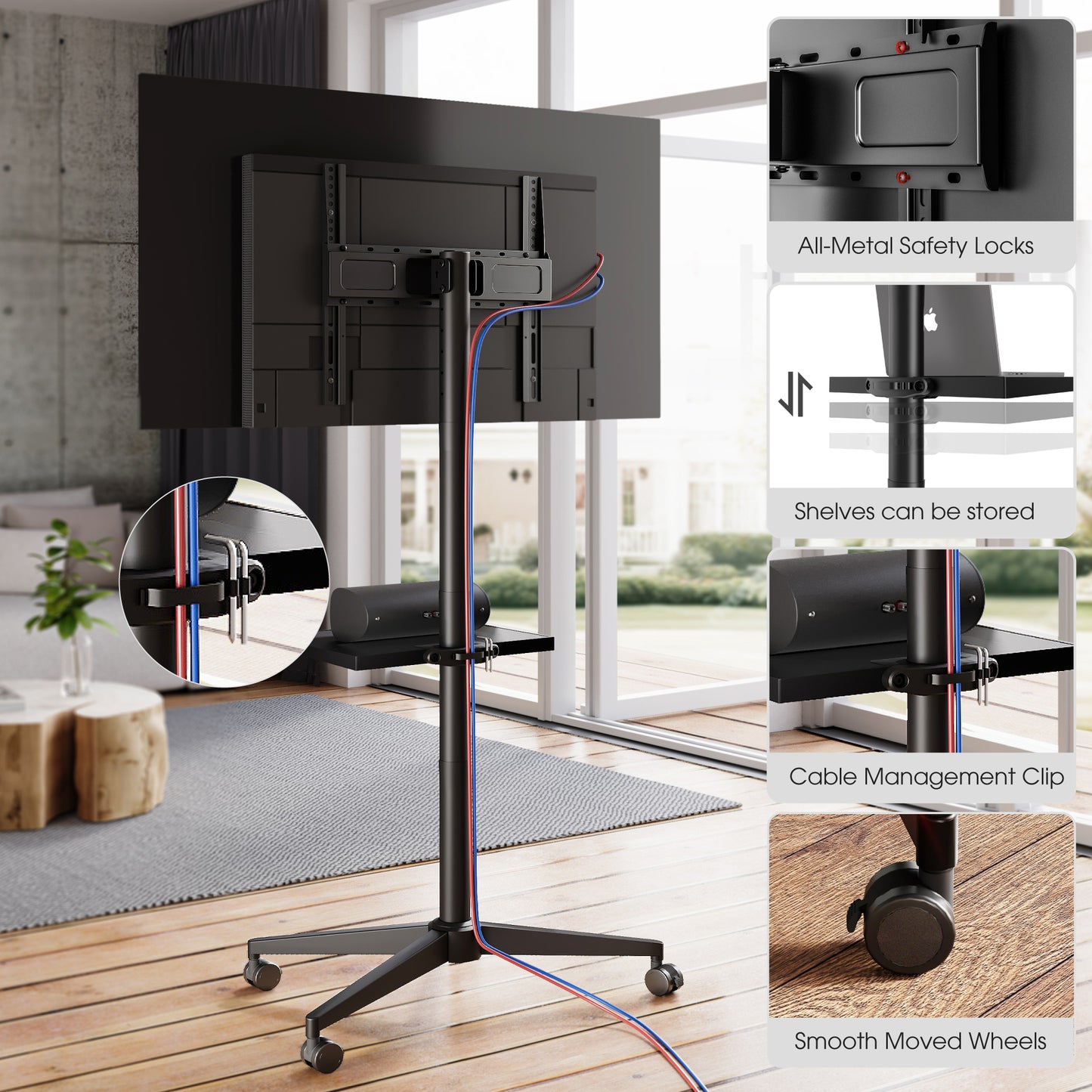 CA TCB65 Mobile TV Stand