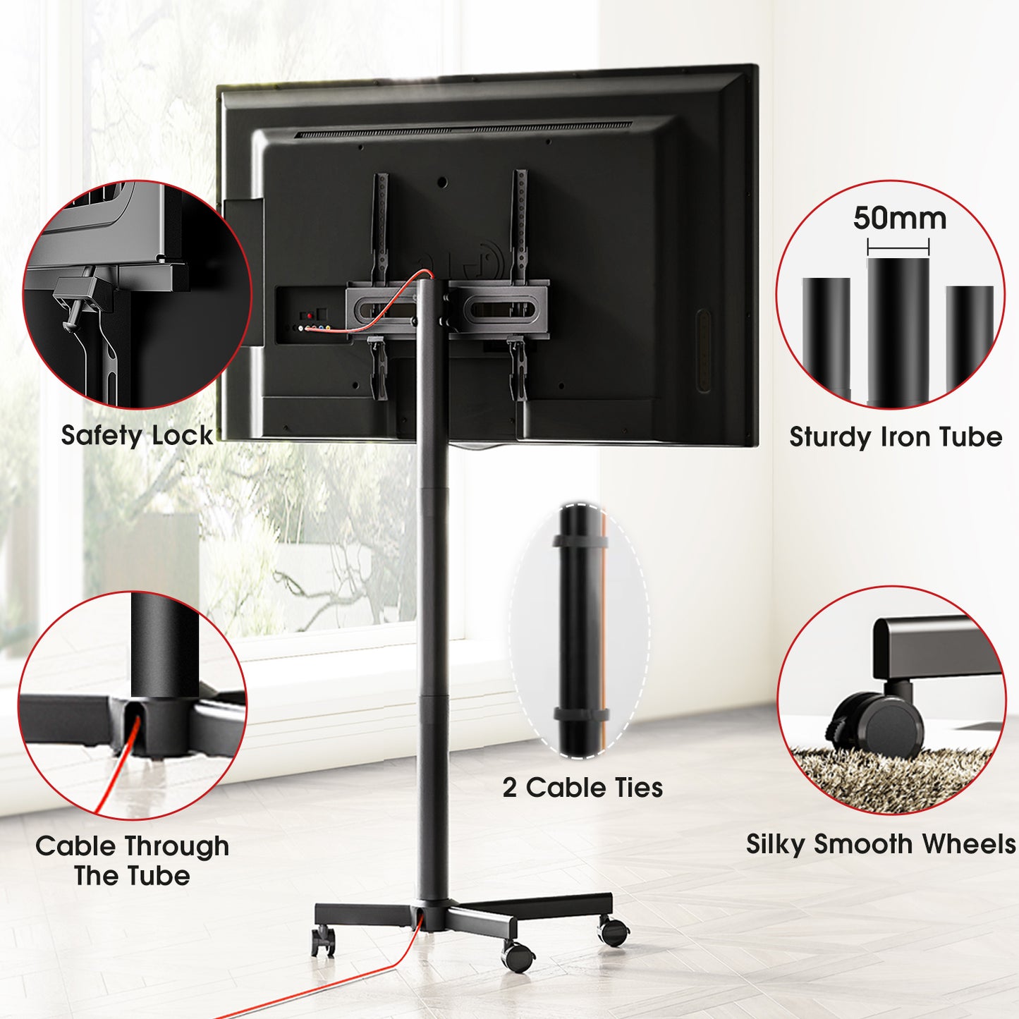 CA TCA65 Mobile TV Stand
