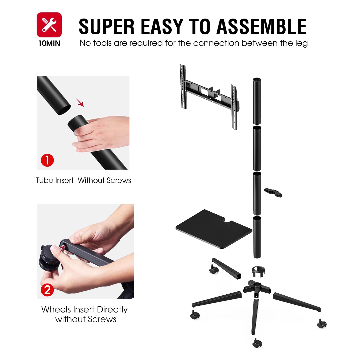 CA TCB65 Mobile TV Stand