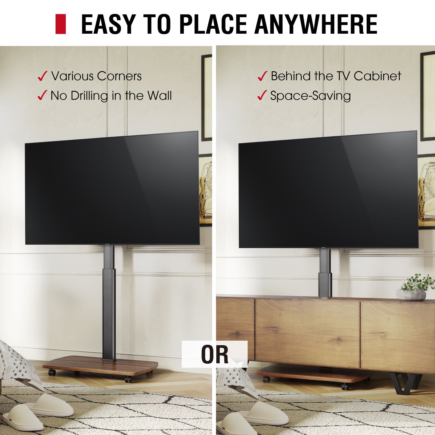 CE FT65 Mobile TV Stand