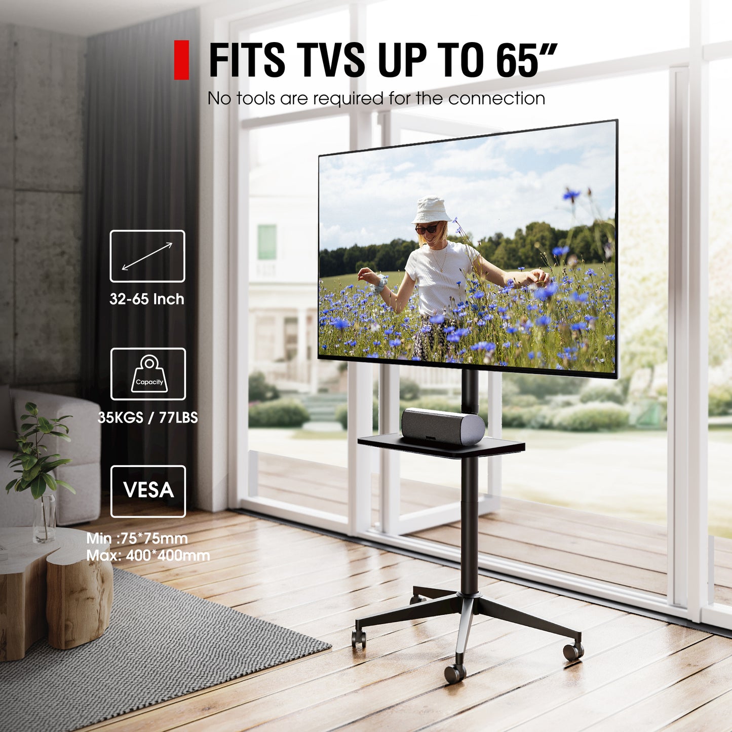 CA TCB65 Mobile TV Stand