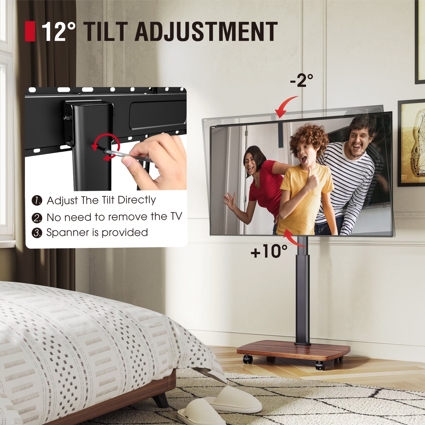 CE FT65 Mobile TV Stand