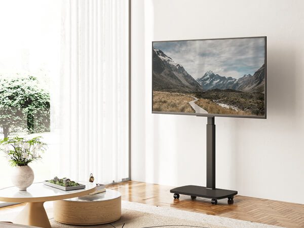 CE FT65 Portrait to Landscape Rolling TV Stand