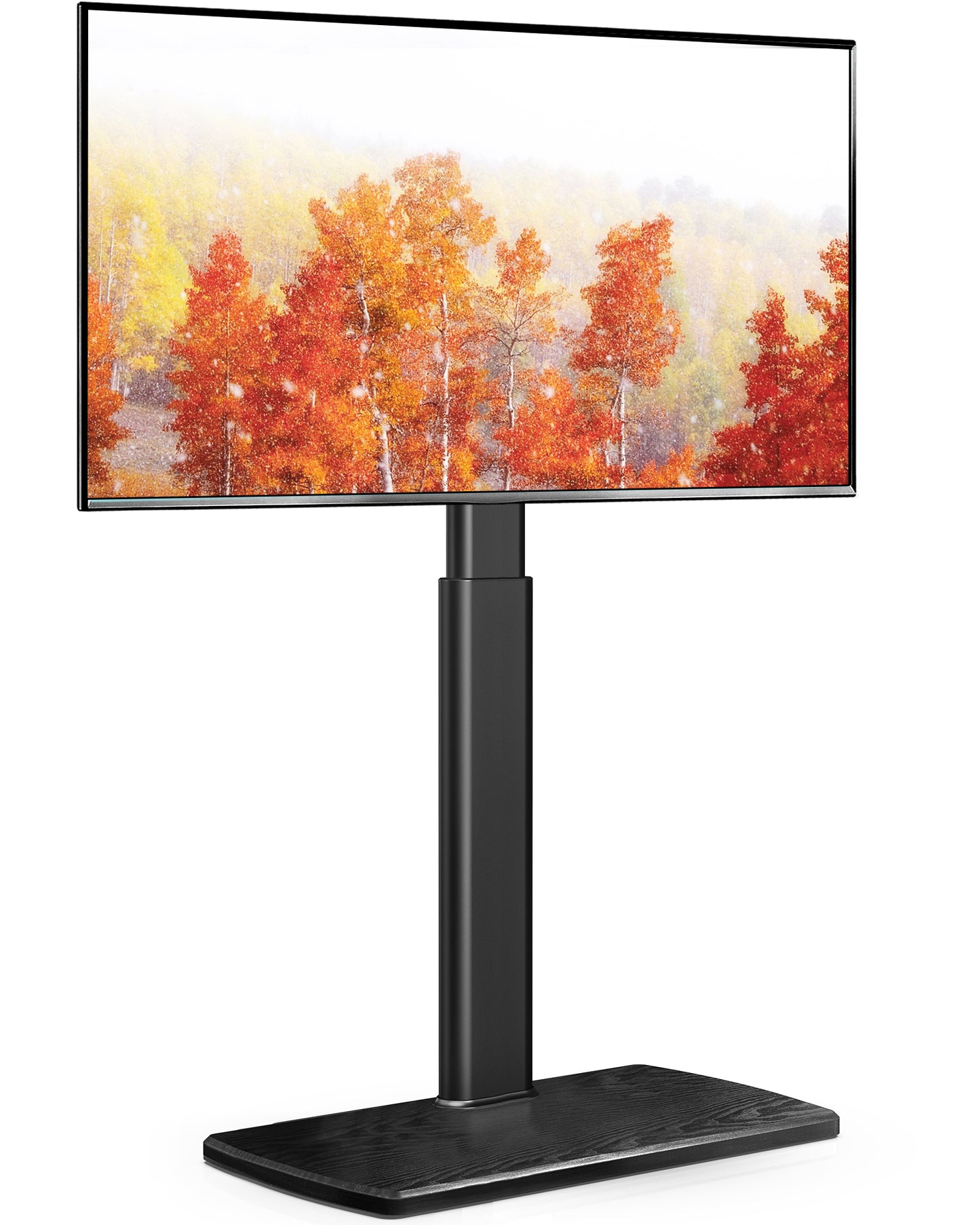 E Sires Floor TV Stand with Wood Base 32-70